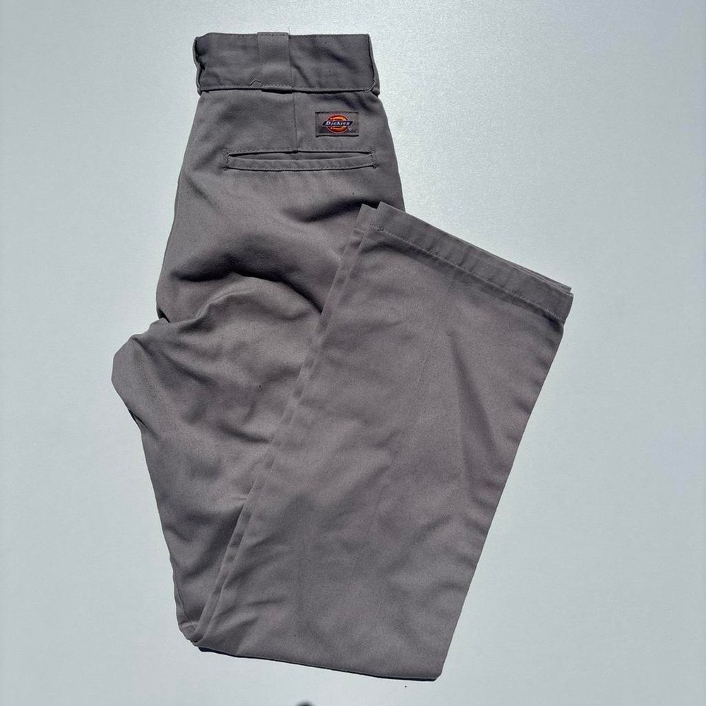 Dickies grey straight leg trousers